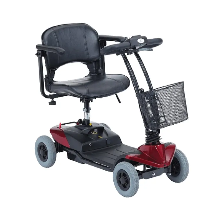Elite care boot mobility scooter with suspension