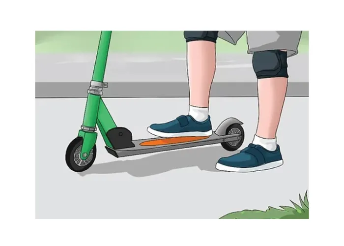 how to ride a kick scooter