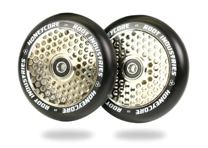 Honeycore wheels for outdoors